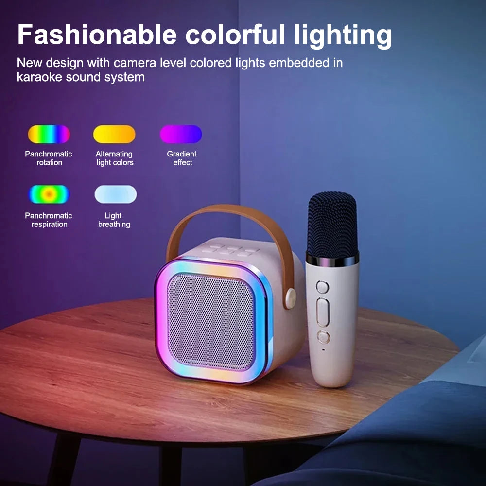 Micrófono karaoke Bluetooth con parlante