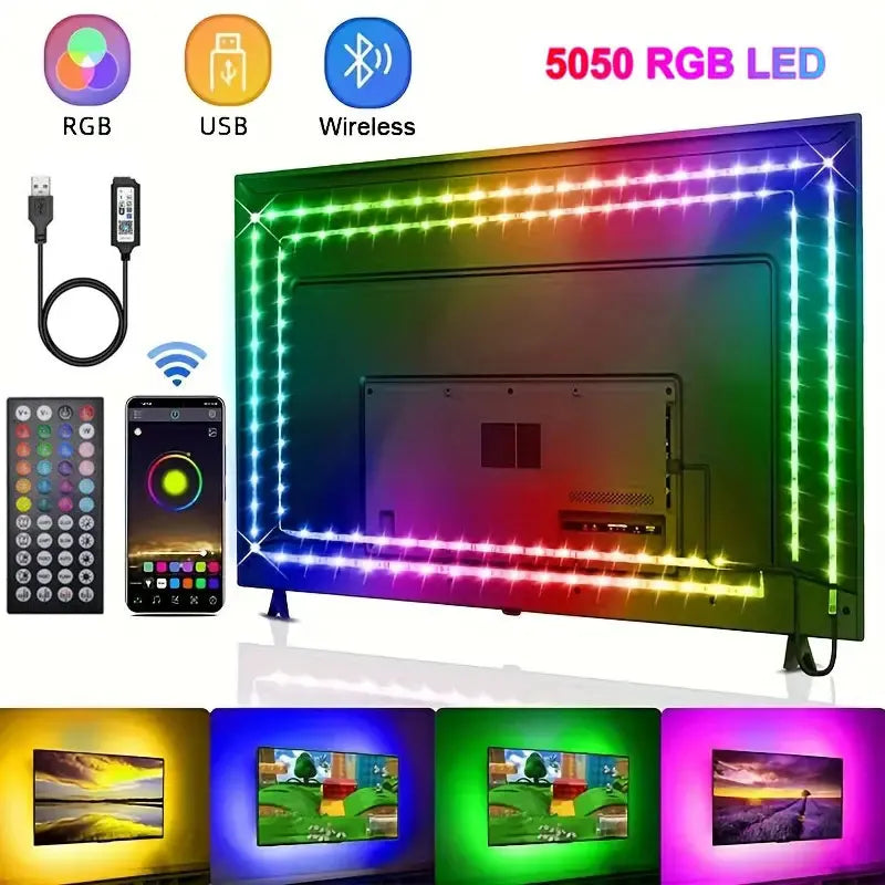 Tira LED RGB inteligente WiFi con control por app