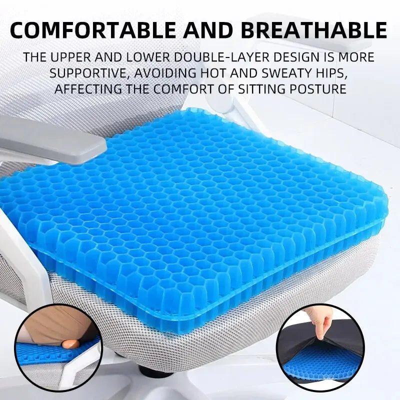 Cojín de gel panal para asiento