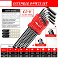 Set de Llaves Allen Eléctricas DELIXI | Destornillador Recargable