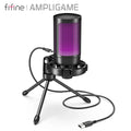 Micrófono FIFINE AmpliGame RGB streaming