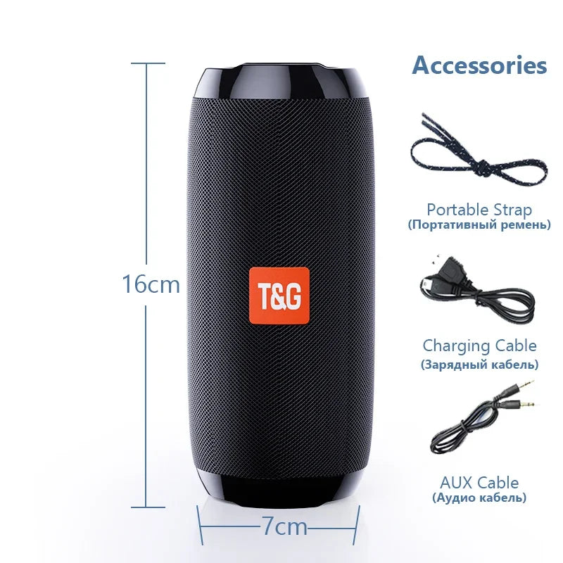Parlante Bluetooth portátil TG117