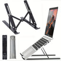 Soporte de Aluminio Ajustable para Notebook | Plegable y Ventilado