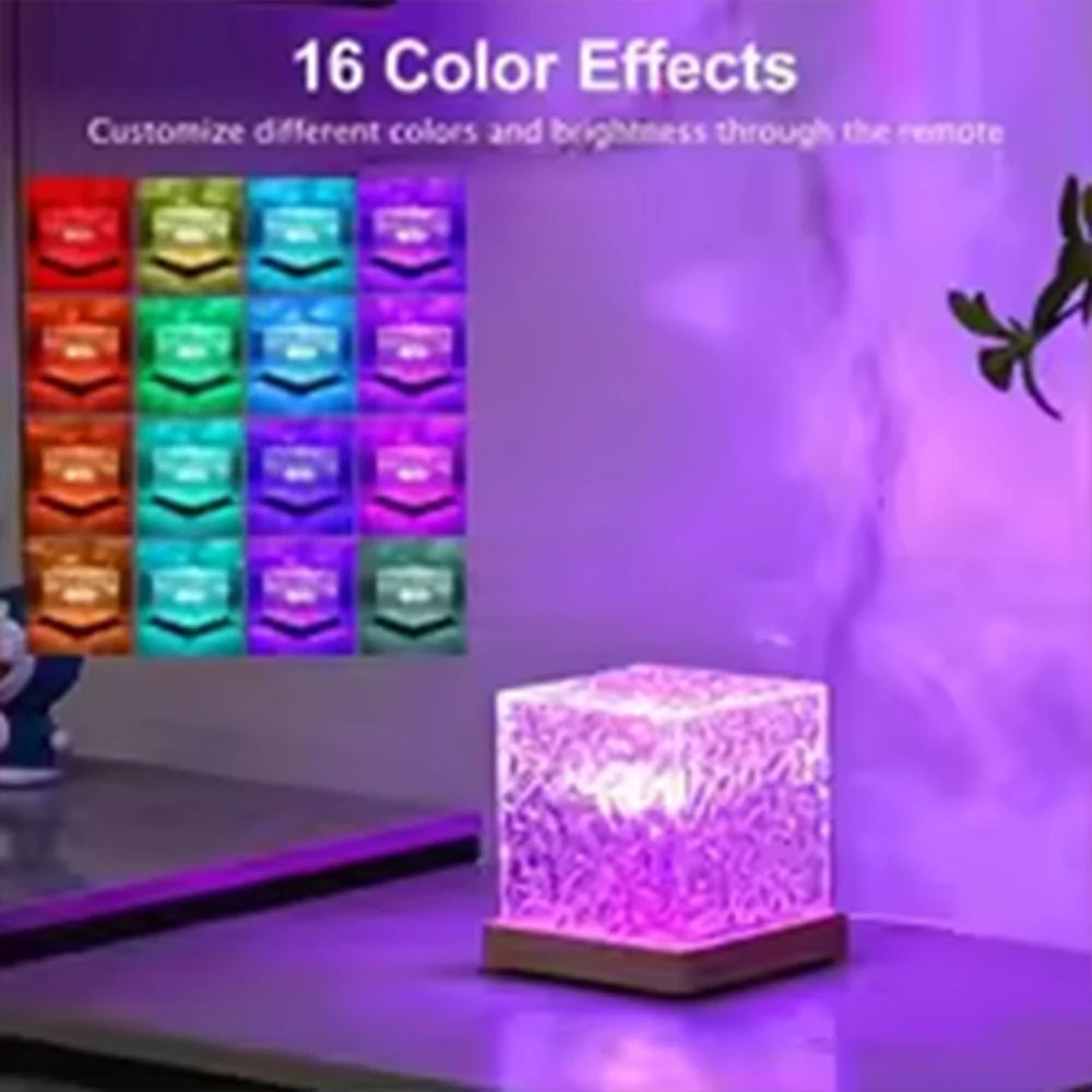 Lámpara RGB HOMEFISH 16 Colores | Proyector con Control Remoto