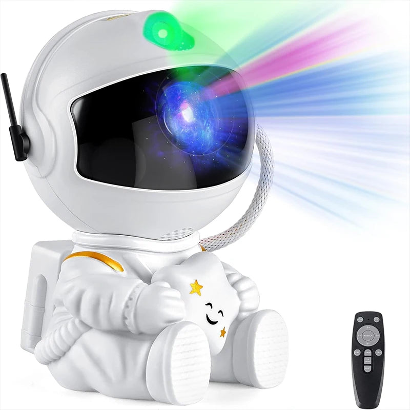 Proyector Astronauta Galaxy | Luz Nocturna con Estrellas