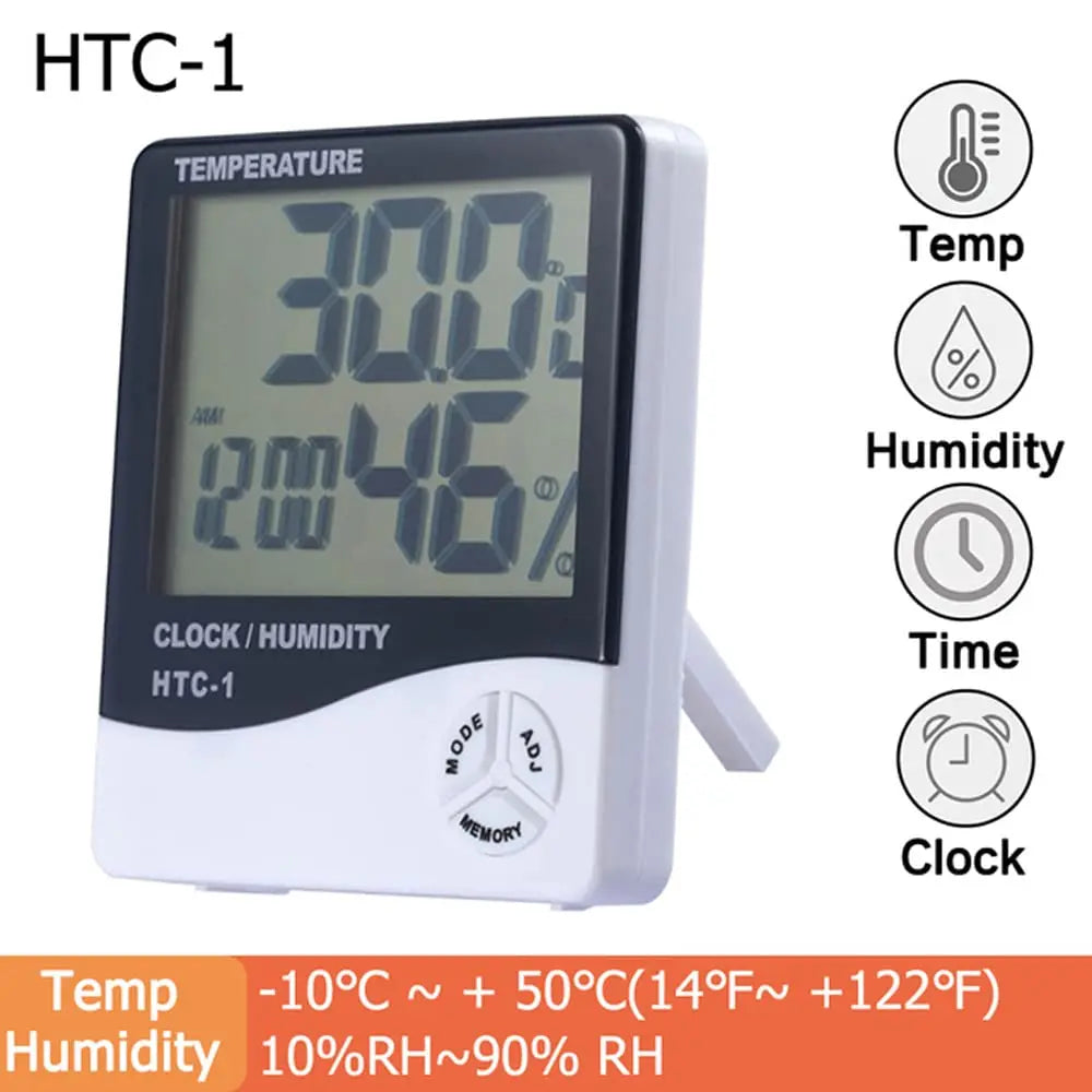 Higrometro digital LCD HTC-2