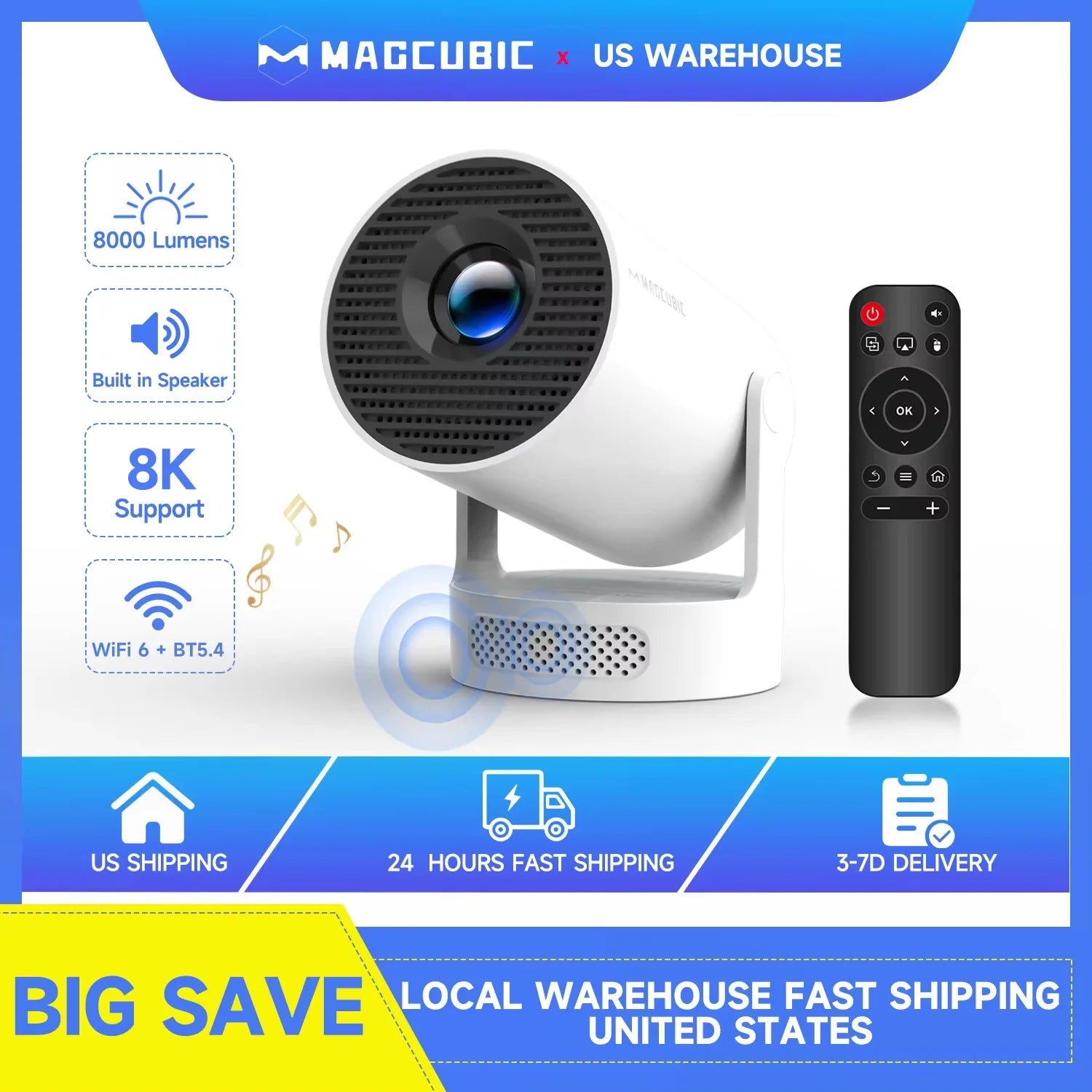 Proyector Magcubic HY300 Pro+ Android 14
