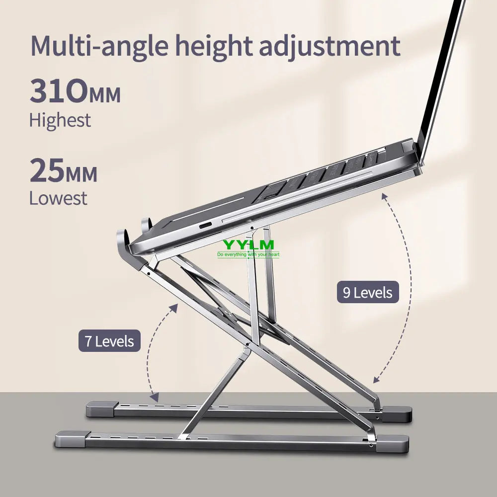 Soporte de notebook YYLM N8 aluminio plegable