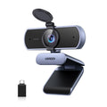 Webcam Full HD con micrófono y autoenfoque