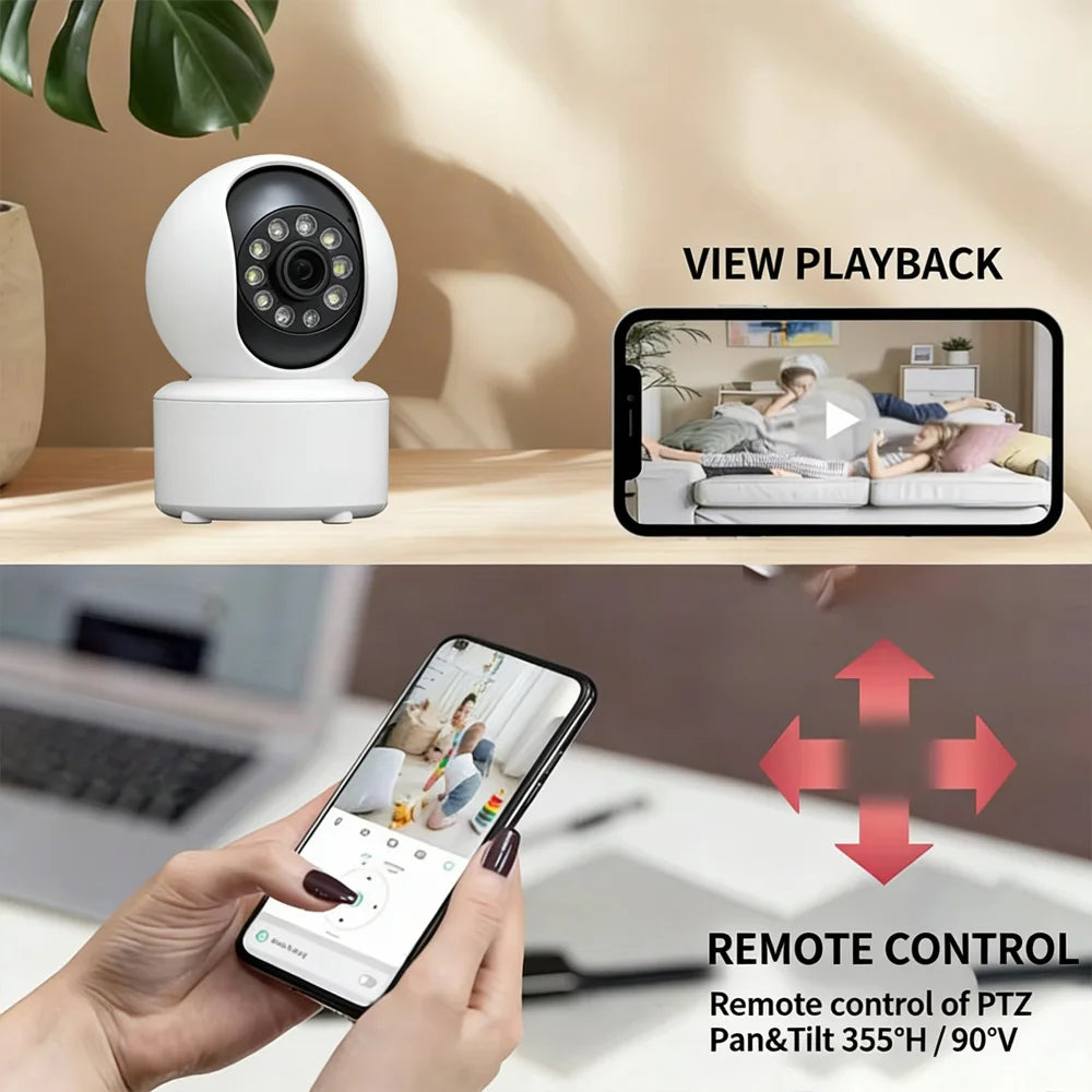 Cámara de seguridad interior 360 grados WiFi